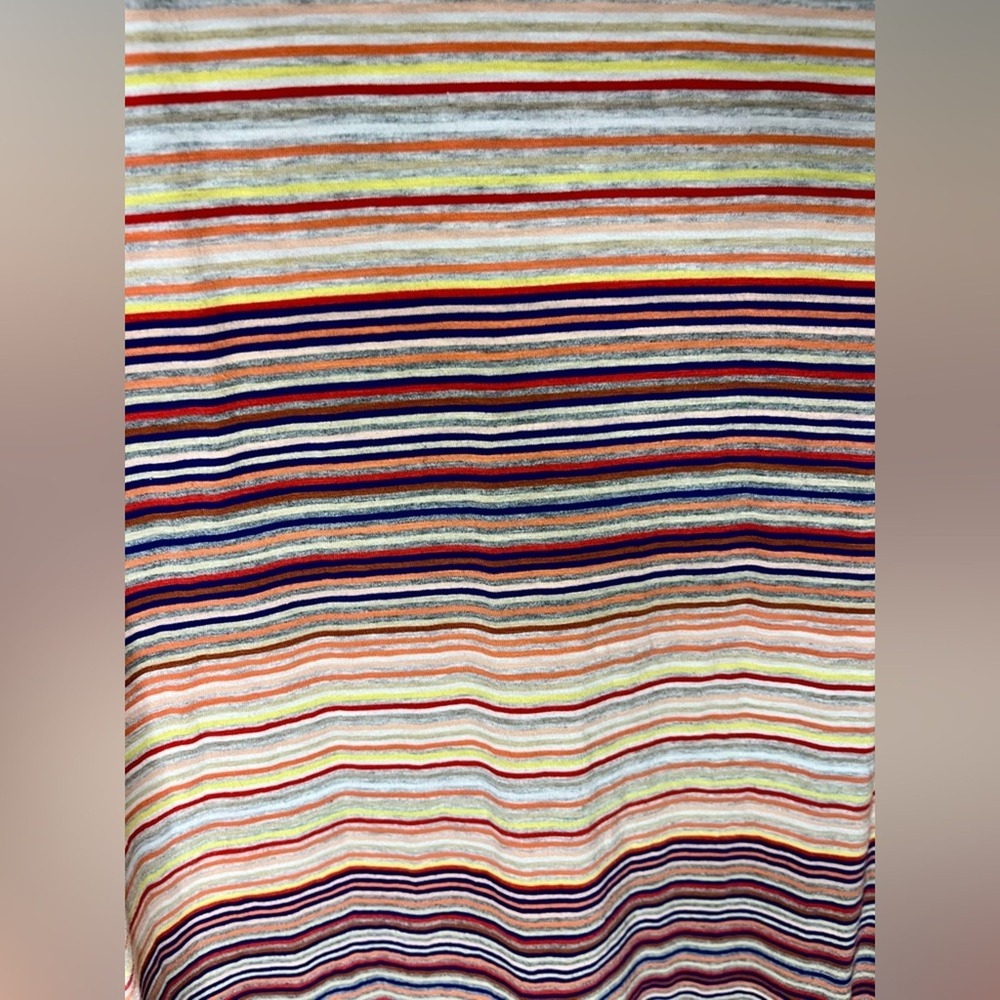 Tommy Hilfiger 100% Cotton Striped Tank Maxi side slit Dress Comfy Athleisure M - Picture 3 of 7